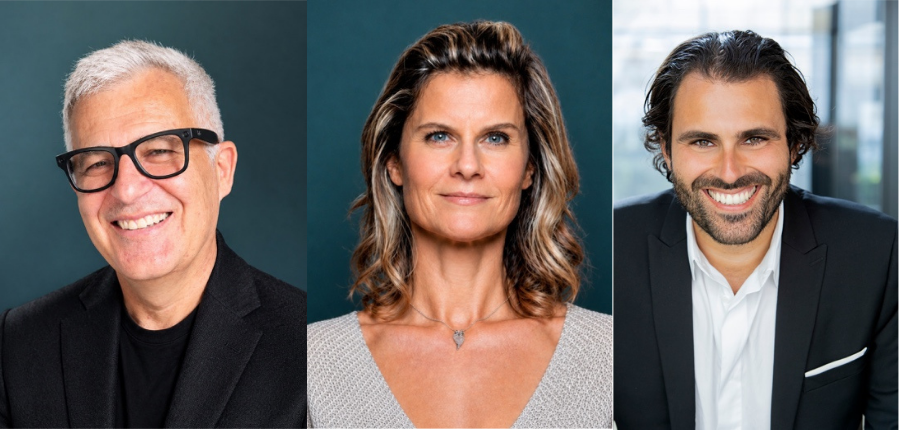 From left to right Boris Hertzog, Sandrine Nguyen (OuiDo! Productions), and Julian Jacob (Wyncor)