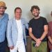 Immagine di (partendo da sx) Andrea Pisani, Iginio Straffi, Nicola Bertona e Luca Peracino