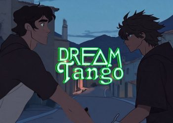 Copertina Dream Tango in cui ci sono due ragazzi che si guardano