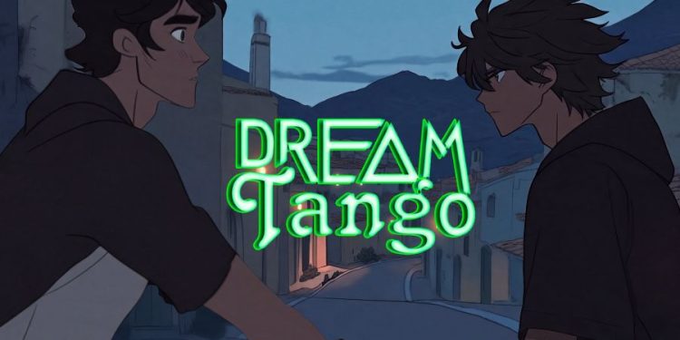 Copertina Dream Tango in cui ci sono due ragazzi che si guardano