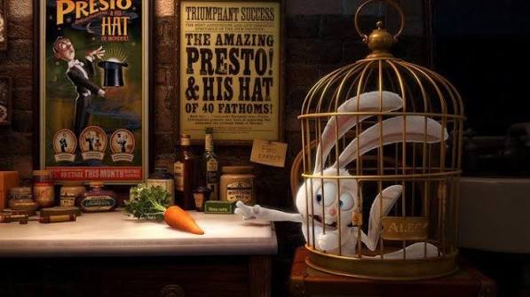 Alec in his cage (Presto, 2008)