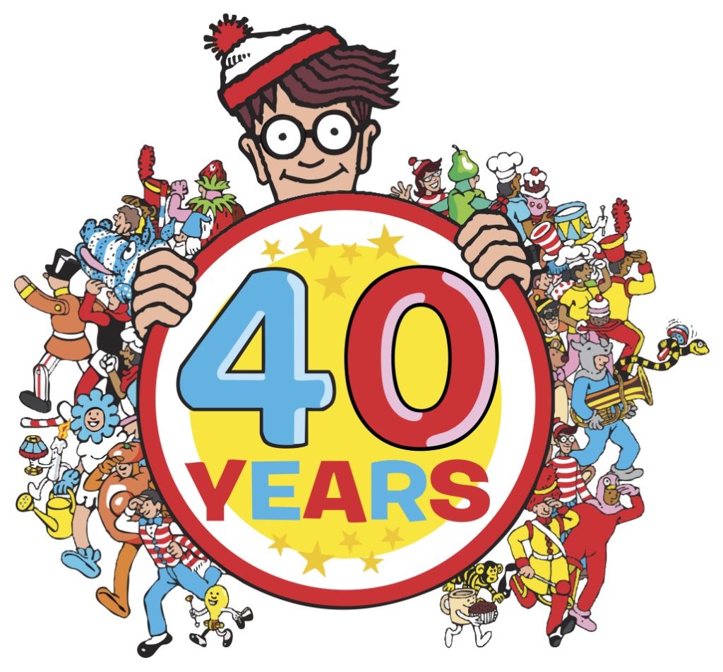 Where's Wally 40 Years Anniversary Official Logo